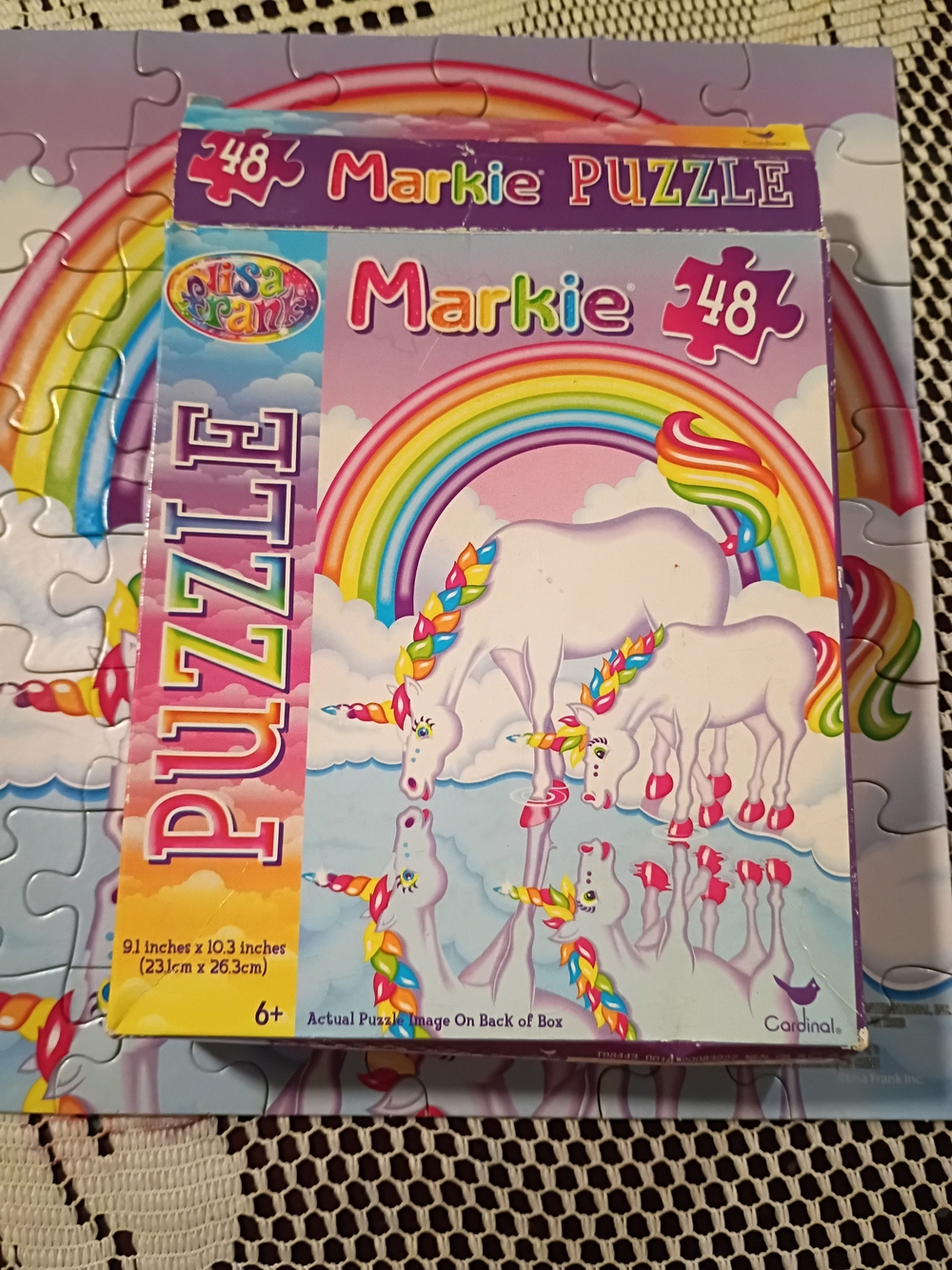 Lisa Frank Rainbow Unicorn Puzzle